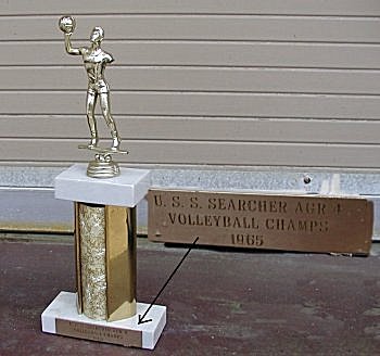 Volleyball winner's trophy